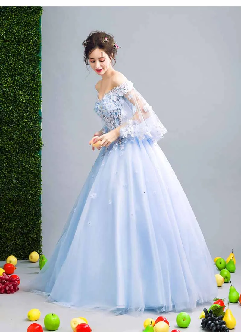 Роскошное Голубое Бальное Платье на выпускной с блестками размера плюс 5XL, вечернее платье для женщин, свадебное платье, подарок на день рождения для женщин, 6XL 4XL