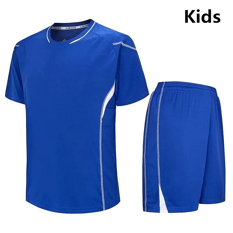 

Children Soccer Jerseys Blank Football Tracksuit Maillot De Foot Survetement Football Jersey Sport Suit Boys Training Suits