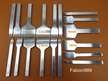 

18pcs Leather Craft European French Style Stitching Sewing Lacing Chisel Pricking Iron Punch Tool Set Carving Edger Creaser Awl