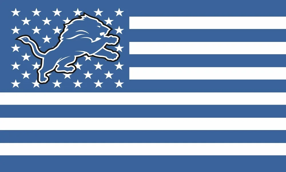 NFL Detroit Lions Nation flag 3x5ft Poster Banner NEW World Series