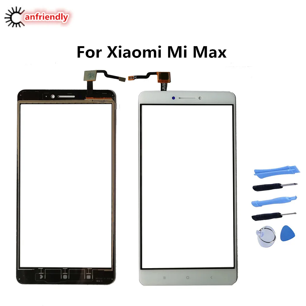 5 шт./лот Сенсорный экран для Xiaomi Mi Max Панель Замена Digitizer Сенсор спереди Стекло