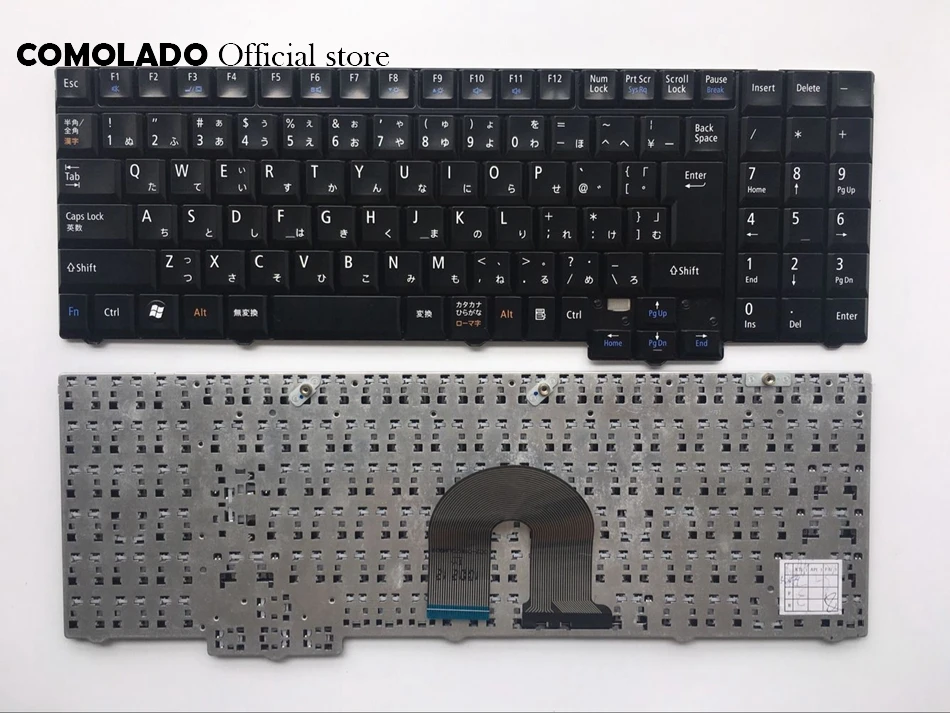 

JP Japanese laptop keyboard for NEC LL550W LL750B LL750AS Black keyboard JP layout