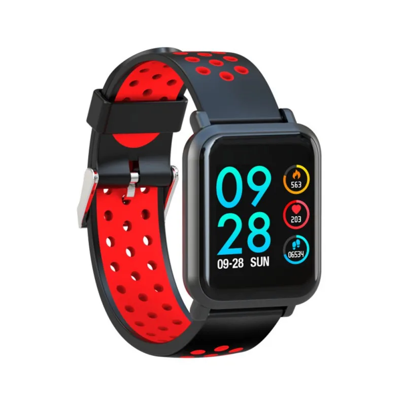 Стильный цветной смешанный умный браслет, часы для занятий спортом, Смарт-часы, фитнес-монитор, смарт-браслет квадратной формы, плюс размер