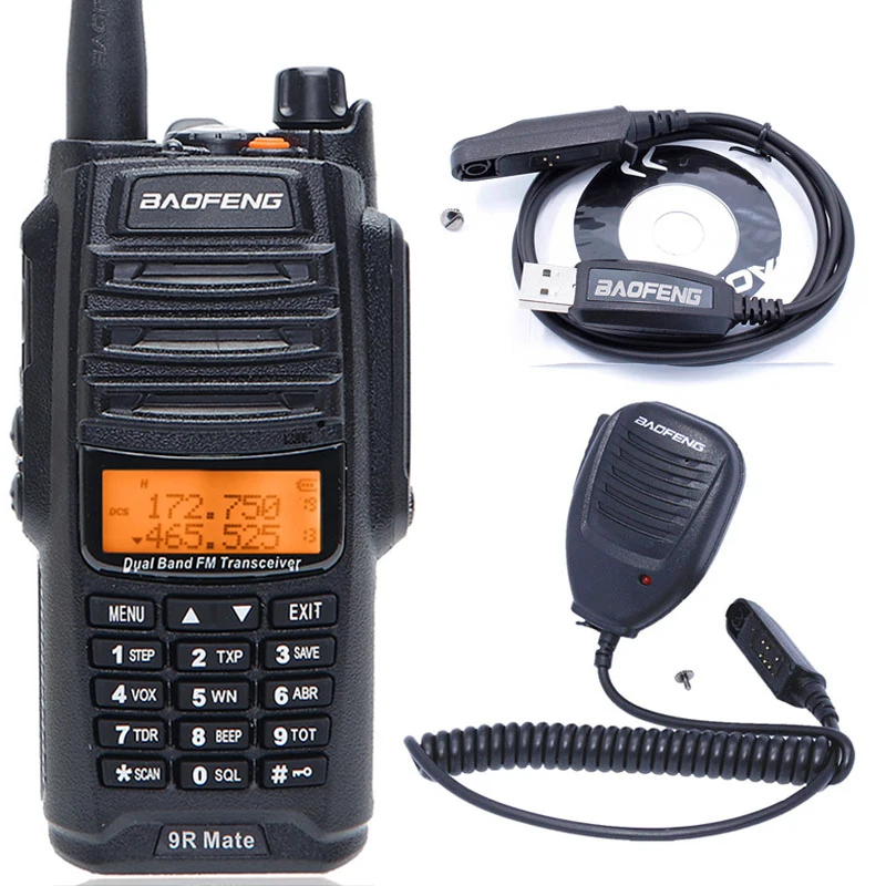 

Baofeng UV-9R Mate 10W Power 4500mAh Dual Band CB Ham Radio HF Transceiver Handheld Radio Walkie Talkie 10KM Lange UV-9R Plus