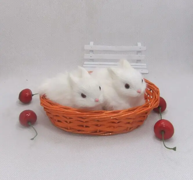 

High artificial rabbit plush toy doll dolls child gift desk interior decoration