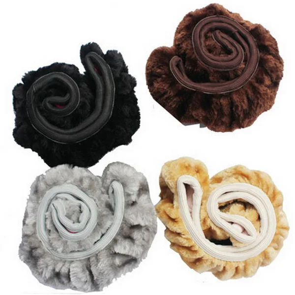 Premium Soft Short Plush Winter Car Steering Wheel Cover Vehicle Grips Skin
