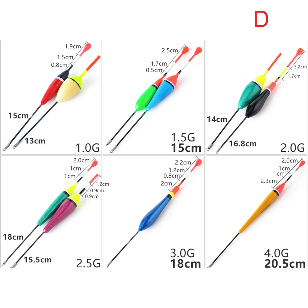10 шт. разноцветные поплавок для подледной рыбалки, плавающий буй для ловли карпа, аксессуары B2Cshop
