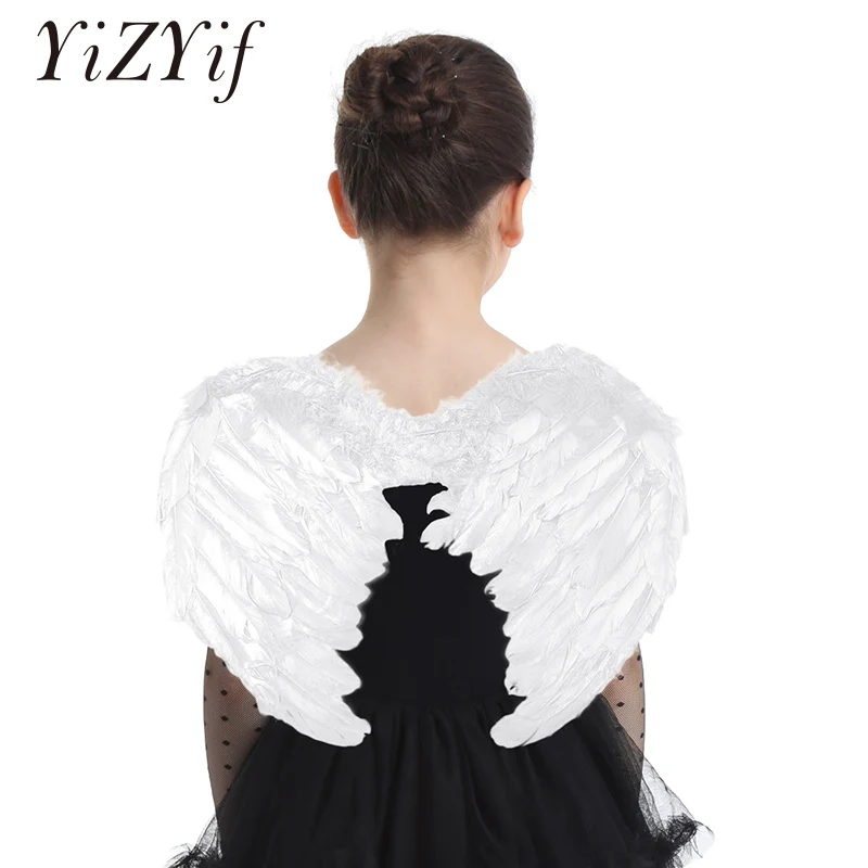 Glitters Painting Fashion Fairy Angel Feather Wings for Kids Photography Masquerade Halloween Cosplay Party Costume Accessory |