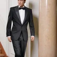 Темно-серый современный костюм для свадебной церемонии, приталенный, на заказ, жених смокинг жениха костюм для мужчин смокинг куртка+ брюки+ галстук