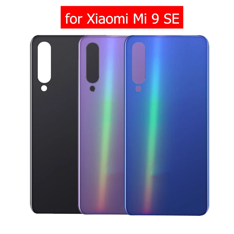 

for Xiaomi Mi 9 SE Glass Battery Back Cover Rear Housing Door for Xiaomi Mi 9 SE Glass Back Cover Repair Spare Parts + 3M Glue