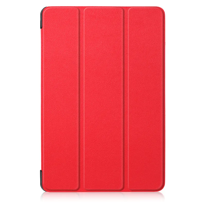 Чехол для samsung Galaxy Tab S4 10,5 T830 T835 SM-T830 SM-T835 10," Умный складной чехол-подставка для планшета с ремешком+ ручка - Цвет: KST Red
