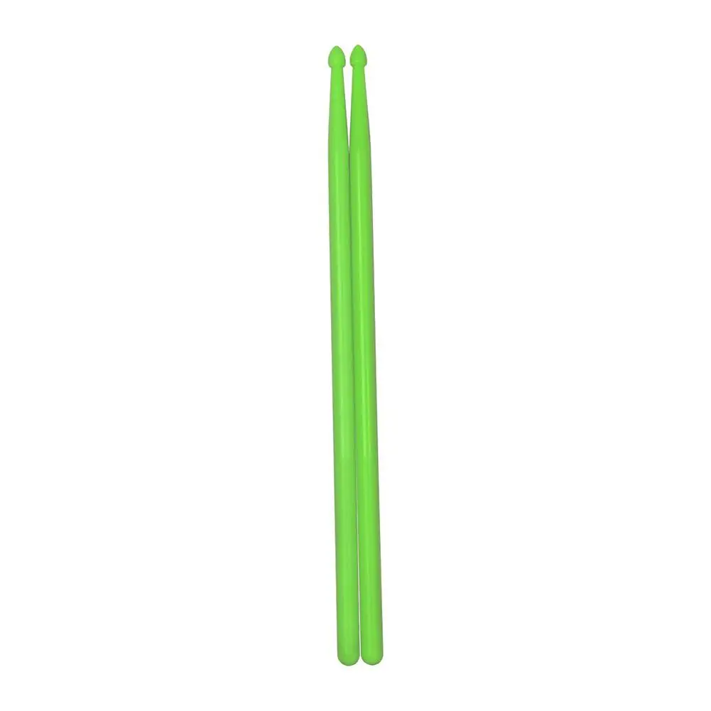 1 пара профессиональных барабанных палочек 5A барабанные палочки нейлоновые прочные барабанные палочки для джазового барабана Музыкальные инструменты - Цвет: light green