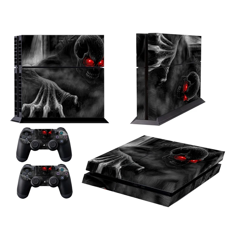 DOITOP для PS4 тонкая наклейка Sony Playstation 4 консоль + 2 контроллера S цветная