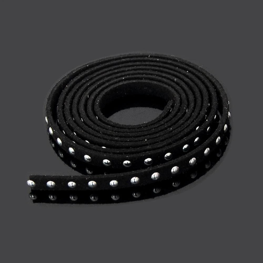 

10 PCS/lot 100*0.5CM Cord Leather Chain fit Bracelet & Necklace DIY Handmade Making Leather with Rivet Accessories