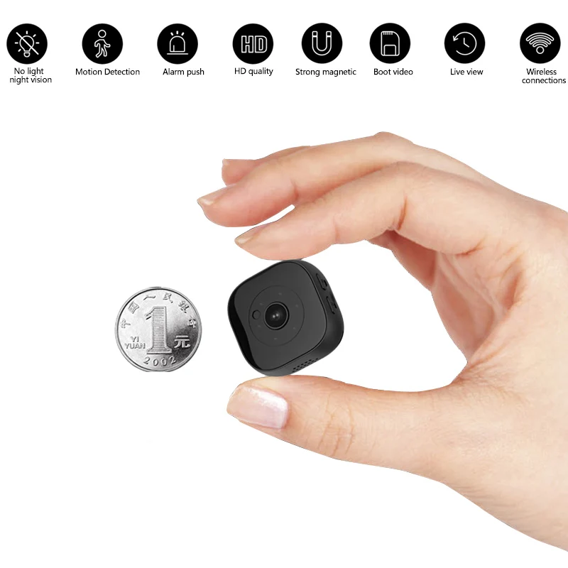 H9 HD 1080P Mini WIFI Camera Wireless Camera Smartphone App Infrared