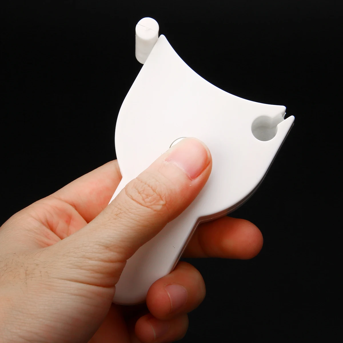 2Pcs/Set White PVC Body Fat Caliper Measuring Tape Tester Lightweight Fitness Lose Weight Equipmnet For Body Building