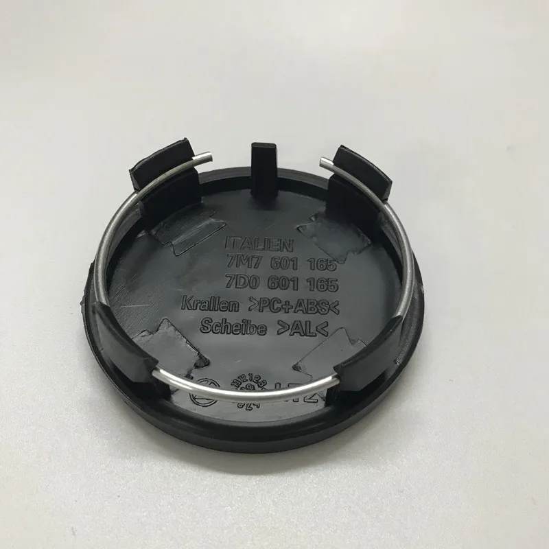 

20pcs 63mm black Car Wheel Center Cap Hub Caps Rim Covers Logo Badge for 7D0601165 7M7601165 Car Styling Car Accessories
