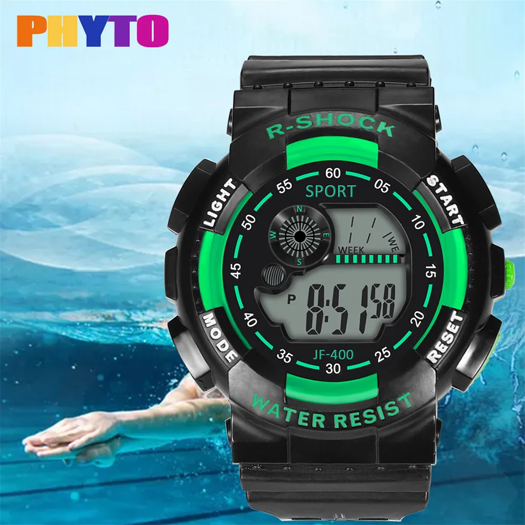 

Fashion High-End Multi-Function 30M Sports Waterproof Electronic Watch Analog Wrist Watch Watches Clock reloj