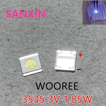 

WOOREE LED 200pcs LCD TV Backlight High Power LED LED Backlight 1.85W 3V 3535 Cool white TV Application WM35E1F-YR07-eB