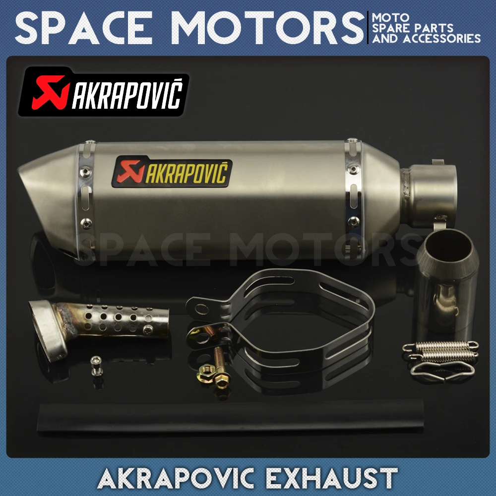 Изменение настройки Akrapovic Выхлопных Труб Глушитель для мотоцикла CBR CBR600 CBR1000 CB400 CB600 990 ГЕРЦОГ ER6N ER6R YZF600 TTR