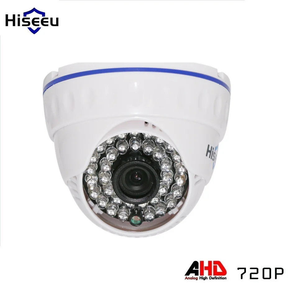 

Hiseeu AHD 720P IP Office Dome Camera Analog Infrared Night Vision Indoors Cam for AHD DVR
