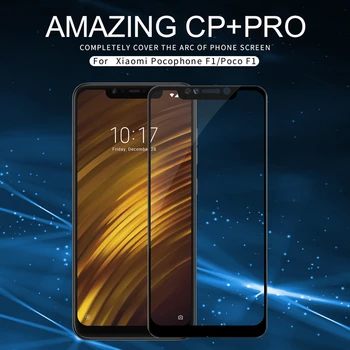 

NILLKIN Full Glue Tempered Glass Film For Xiaomi Pocophone F1 Full Cover Glass Tempered Screen Protectors For Xiaomi Poco F1