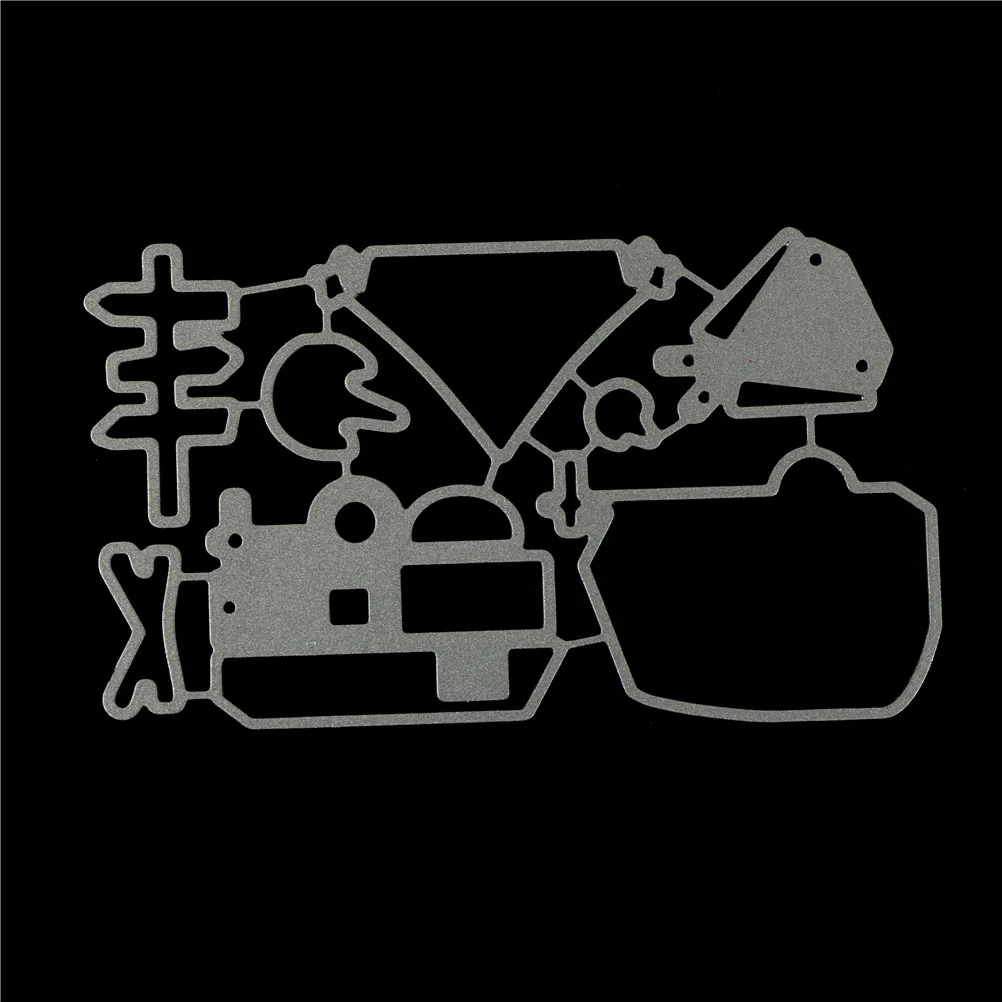 

1pc * Dies Stencil Camping Fire Set Metal Cutting Dies Stencil Carbon Steel For DIY Scrapbooking Photo Album