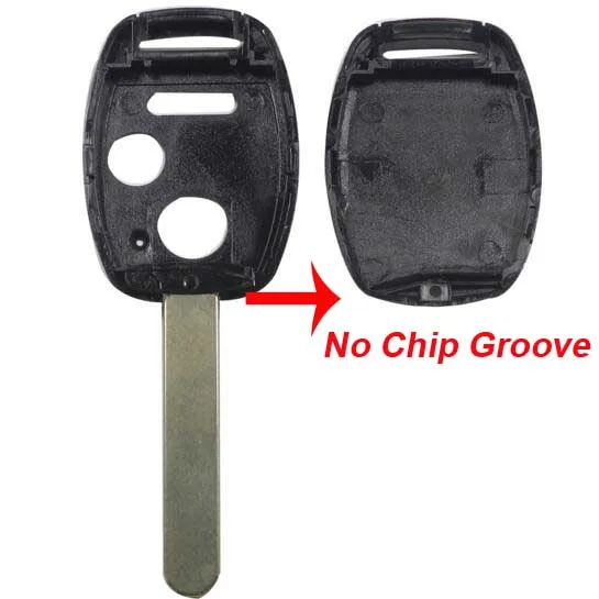 2+ 1) кнопки пустой чипами для хонда аккорд CR-V FIT Odyssey, Civic новые модели без чипа Groove