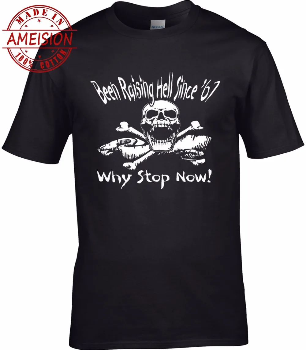 

2019 Tee Shirt Unisex More Size And Colors Rockabilly Psychobilly Punk 50Th Birthday T-Shirt Add Your Own Year Mens Tee Shirts