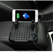 Многофункциональный Магнитный зарядный силиконовый Противоскользящий коврик автомобильное зарядное устройство для навигации кронштейн для SUBARU Forester 2009 Outback