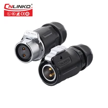 IP67 DC Jack 2 Pin Plug and Connection Plug Female Wiring 20A Power Solar Panel Connector for Solar System