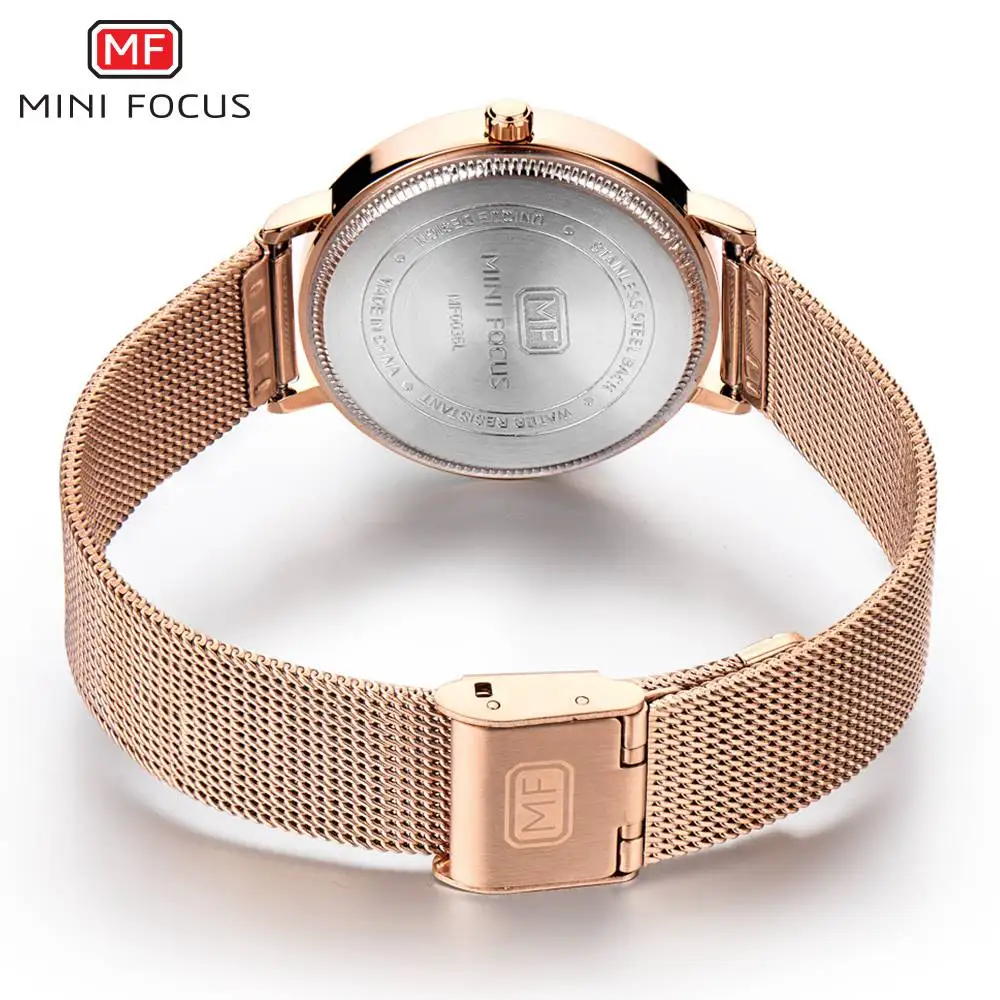 MINI FOCUS New 2018 Dress Top Fashion Women Watches Famous Brand Ladies Quartz Watch Female Clock Montre Femme Relogio Feminino