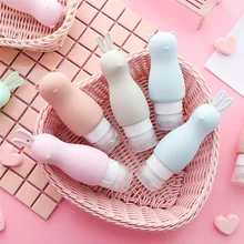 Портативная силиконовая многоразовая бутылка-диспенсер для мыла пустой Упаковочный пресс для путешествий лосьон шампунь Косметическая легкосжимаемая тара