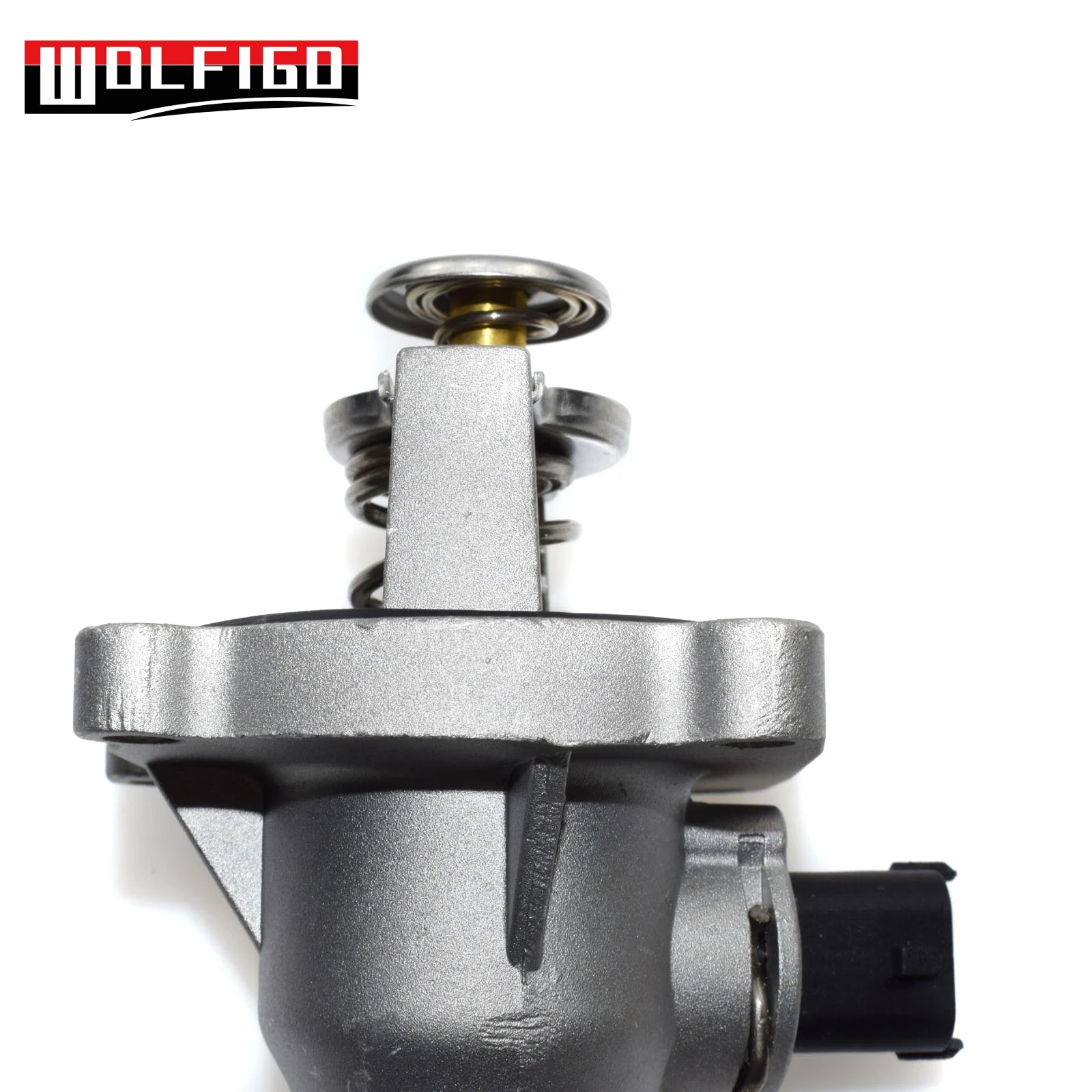 WOLFIGO New 105Deg Engine Coolant Thermostat W/ Housing Assembly for Chevrolet Aveo Cruze 55578419,25189205,96984104,55564891