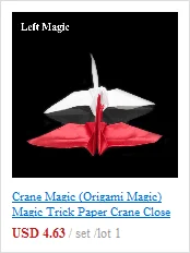 Журавль магия(оригами Магия) волшебный трюк бумажный журавль крупным планом магический реквизит уличные аксессуары ментализм C2087