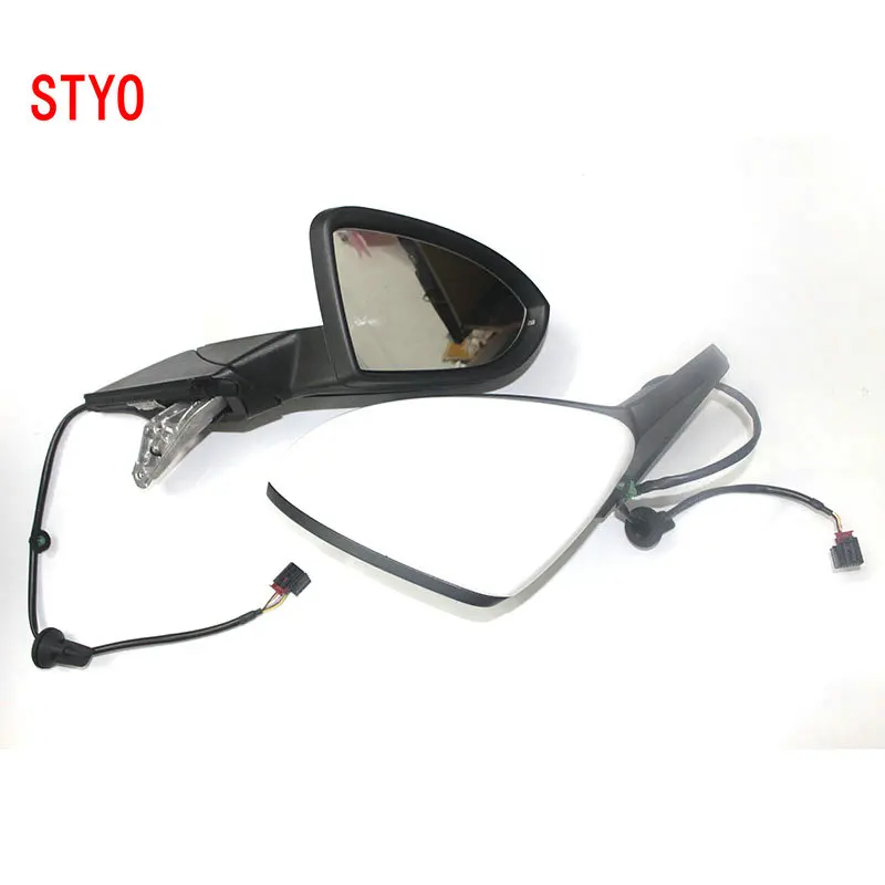 STYO Car no have electric folding Rearview mirror for VW Golf 7 mk7