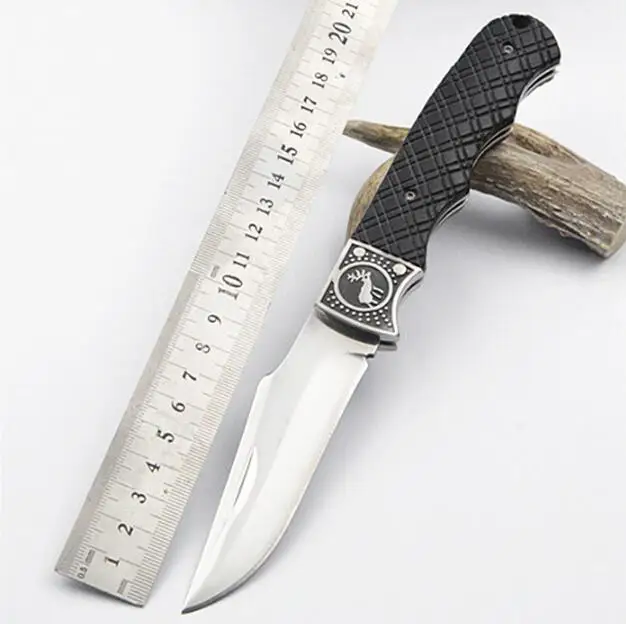 

LLxxmm Tactical Folding Knife 5Cr15Mov Blade 57HRC Outdoor Survival Camping EDC Pocket Army Knife Multi Tools