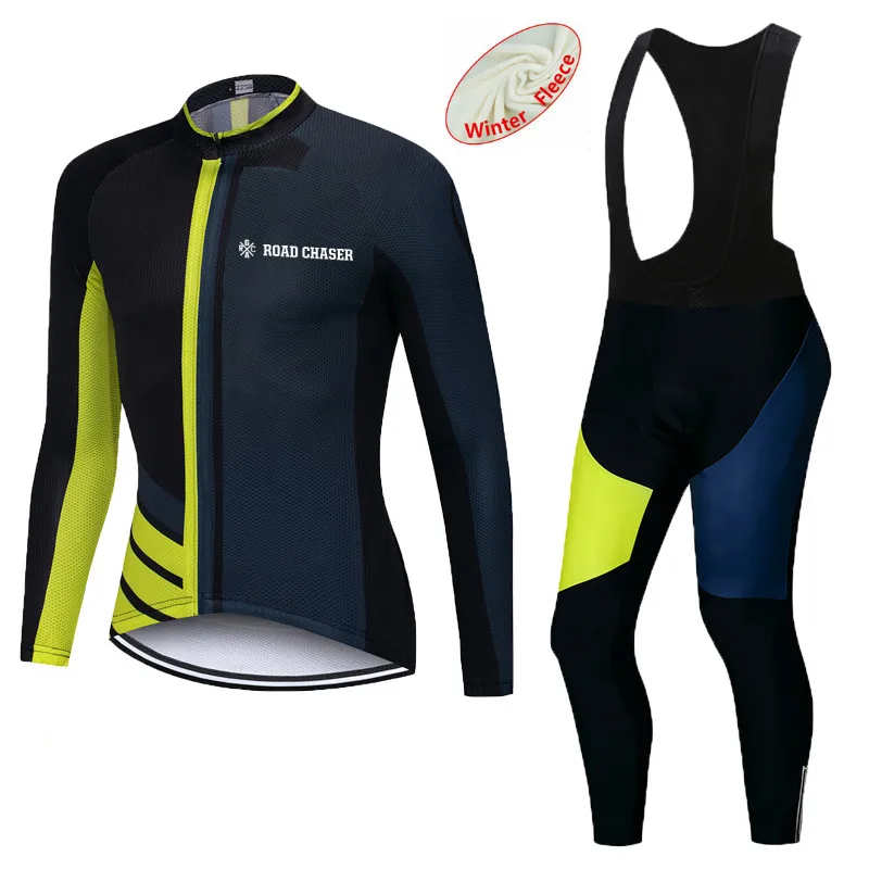

Winter Thermal Fleece Cycling Clothing Wear Bike MTB Jerseys Cycling Sets 2018 Mens Autumn Spring Cycling Jersey Sets