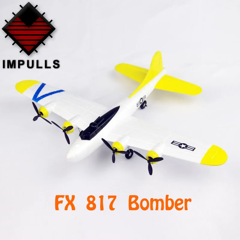 

Remote Control glider FX817 2CH Resistance to falling Stunt Flying Aircraft Aerial fortress bomber use EPP Materia FSWB