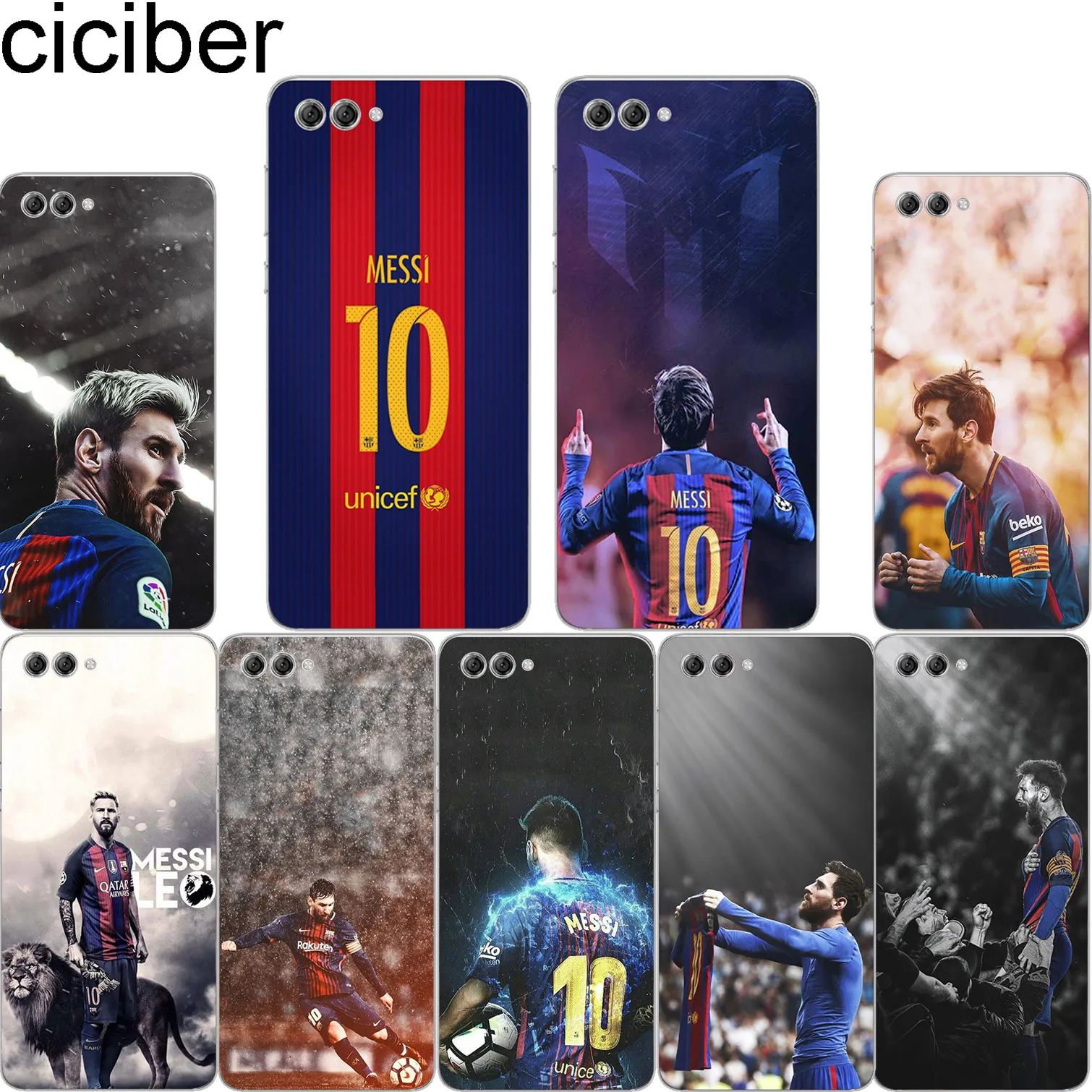 

ciciber Messi For Y 9 7 6 5 3 Prime Pro 2017 2018 2019 Soft Silicone For Honor V 10 8 9 Lite Pro X C Clear TPU Phone Cases Coque