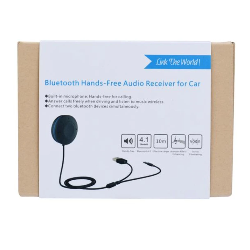 Hands free bluetooth аудио Car Kit Беспроводной Bluetooth 4.1+ EDR Музыка receiver_kxl0220