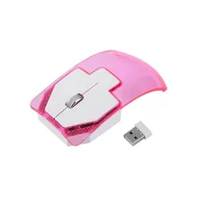 2.4GHz Wireless Mouse Transparent Ultra Thin Luminous Optical Mice for PC Laptop S288
