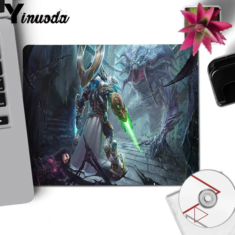 Игровой коврик для мыши Yinuoda starcraft 2 резиновый ноутбук геймеров Настольный Коврик