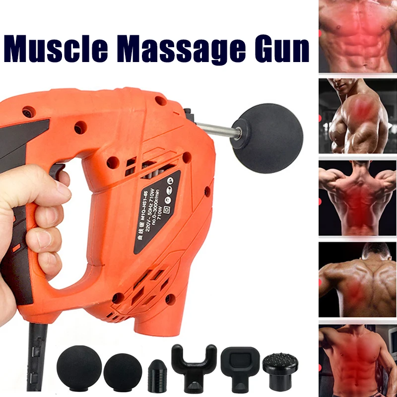 

Electronic Muscle Massage Gun Deep Tissue Massage Relax High Frequency Vibration Fascia Massage Slimming Shaping Pain Relief