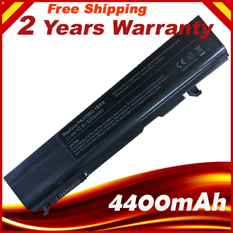 Аккумулятор 5200 мА · ч для TOSHIBA PA3357 PA3357U ноутбука с аккумулятором 1 2 5 | Компьютеры и