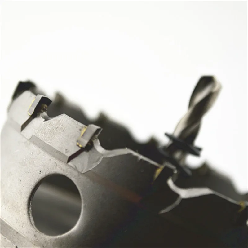 

Lengthened TCT Cutter TCT Drill Bit Carbide Tungsten Tip Hole Saw Set for Stainless Steel Metal Alloy Drilling