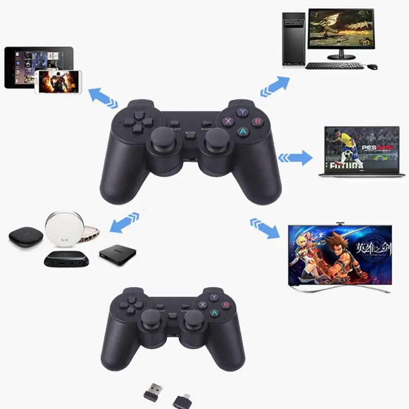 Best Price Cheap 5g1BJ Cewaal Hot 2.4G Wireless Gamepad PC For PS3 TV Box Joystick 2.4G Joypad Game Controller Remote For Xiaomi Android