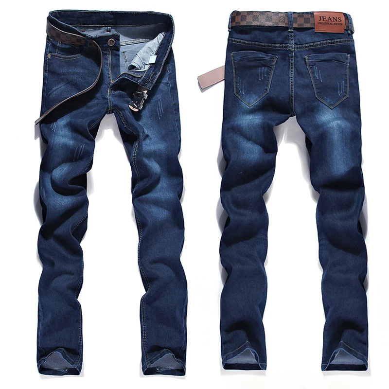 Модные новые мужские повседневные Стрейчевые джинсы/мужские джинсы с котами, джинсовые брюки/размер 28-36