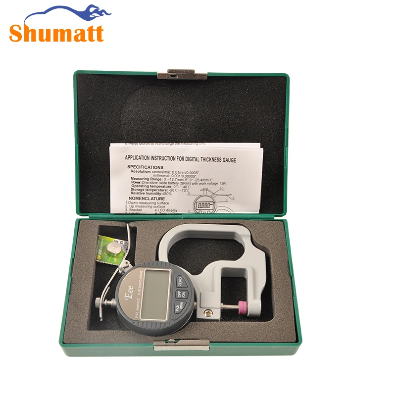 High Precision Anti-static Digital Micrometers Measuring Fuel Injector Replacement Dimensions Clearances of Parts Thickness Test |