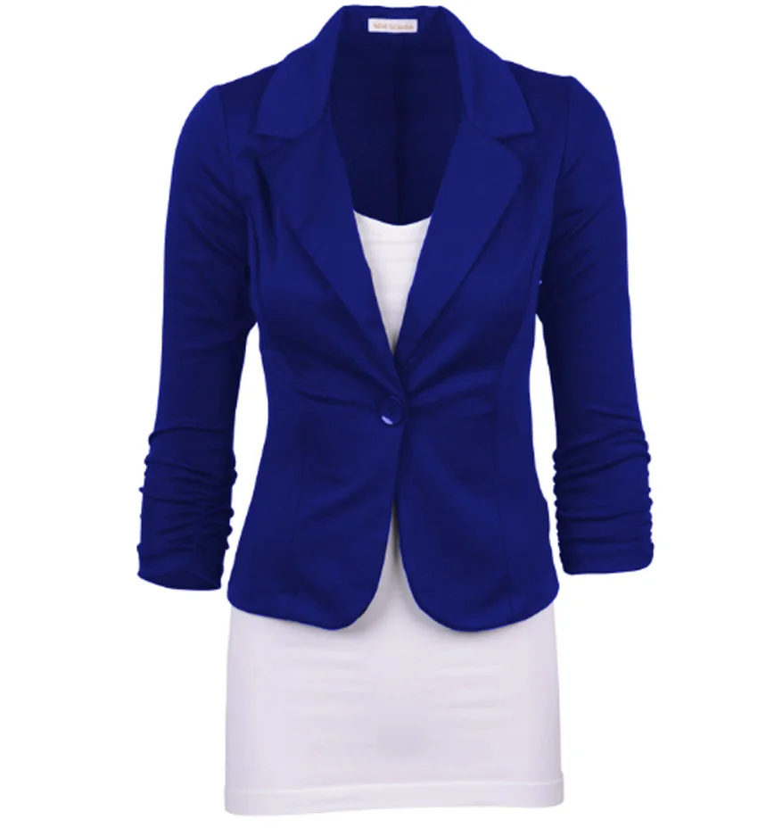 Jaqueta Feminina Vadim Feminino Manga Longa Flying Roc 2019 Women Feminin Girls Cotton Casual Slim Office Lady Jacket Suit Tops